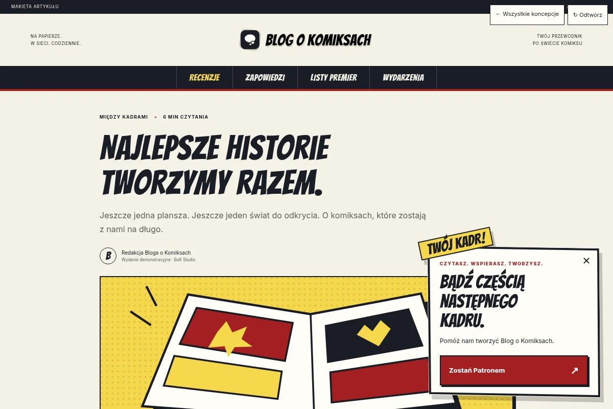 Podgląd pracowni: Patronite