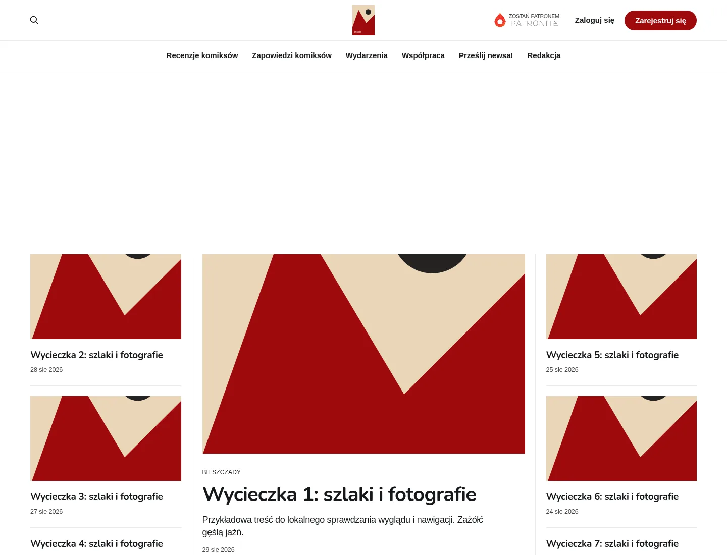 Odtworzony układ Source, widok desktopowy